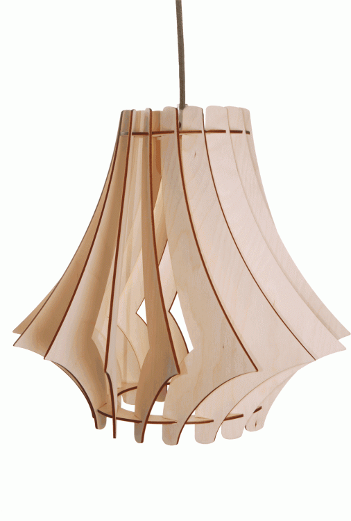 lampa drewniana